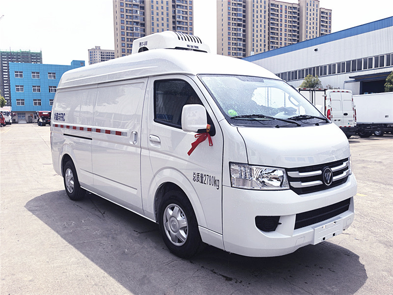 福田G7国六蓝牌面包冷藏车